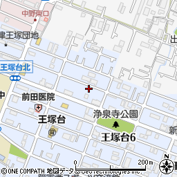 兵庫県神戸市西区王塚台5丁目89周辺の地図