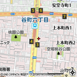 トヨタレンタリース大阪谷町店周辺の地図