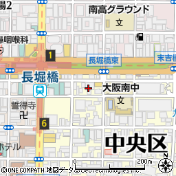 大阪府大阪市中央区島之内1丁目16周辺の地図
