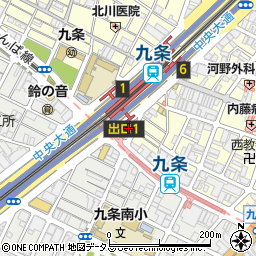 カリーナ・カリーノ九条周辺の地図