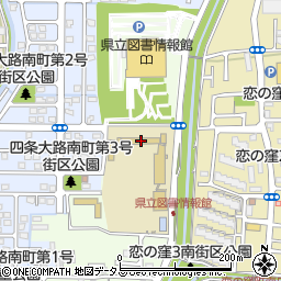 奈良市立大安寺西小学校周辺の地図