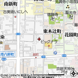奈良県奈良市綿町周辺の地図