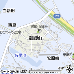 愛知県田原市御殿山59周辺の地図