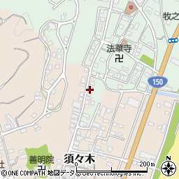 静岡県牧之原市須々木373-1周辺の地図