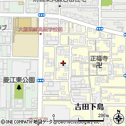 大阪府東大阪市吉田下島15周辺の地図