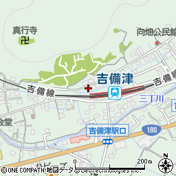 岡山県岡山市北区吉備津1055-1周辺の地図