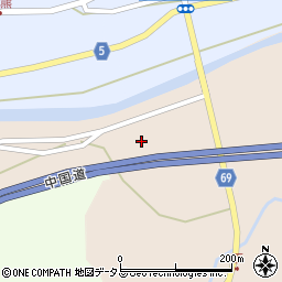 広島県山県郡北広島町丁保余原2001周辺の地図