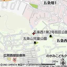 奈良県奈良市五条西1丁目31周辺の地図
