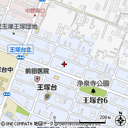 兵庫県神戸市西区王塚台5丁目84周辺の地図