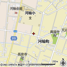 静岡県浜松市中央区河輪町231周辺の地図