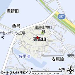 愛知県田原市御殿山61周辺の地図