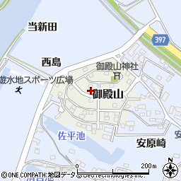 愛知県田原市御殿山63周辺の地図