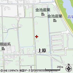 岡山県総社市上原90周辺の地図