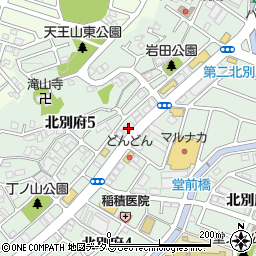 兵庫県神戸市西区北別府5丁目24-4周辺の地図