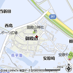 愛知県田原市御殿山57周辺の地図