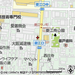 株式会社作業服Ｋ　菱江店周辺の地図