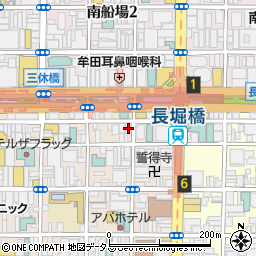大阪府大阪市中央区東心斎橋1丁目9-24周辺の地図