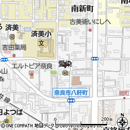 奈良県奈良市西木辻町周辺の地図
