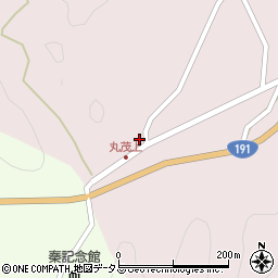 島根県益田市美都町丸茂1167周辺の地図