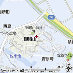 愛知県田原市御殿山56周辺の地図