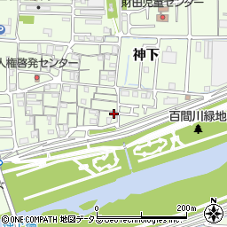 岡山県岡山市中区神下417周辺の地図