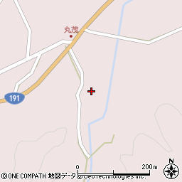 島根県益田市美都町丸茂1043周辺の地図