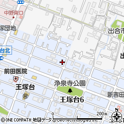 兵庫県神戸市西区王塚台5丁目79周辺の地図