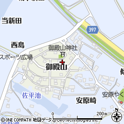 愛知県田原市御殿山48周辺の地図