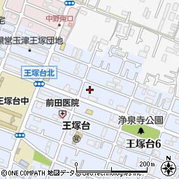兵庫県神戸市西区王塚台5丁目82周辺の地図