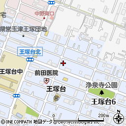 兵庫県神戸市西区王塚台5丁目80周辺の地図