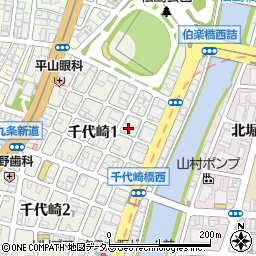 千代崎ポプラ保育園周辺の地図