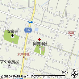 静岡県浜松市中央区米津町1653周辺の地図