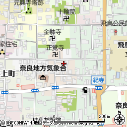 奈良県奈良市西紀寺町23周辺の地図