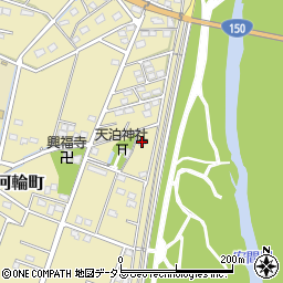静岡県浜松市中央区河輪町373周辺の地図