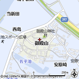 愛知県田原市御殿山45周辺の地図