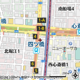 アクセア　四ッ橋店周辺の地図