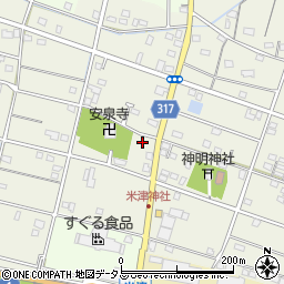 静岡県浜松市中央区米津町1972周辺の地図