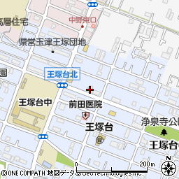 兵庫県神戸市西区王塚台5丁目19周辺の地図