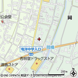 静岡県磐田市岡895周辺の地図