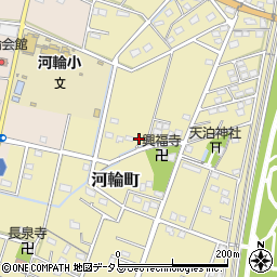 静岡県浜松市中央区河輪町235周辺の地図
