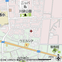 静岡県磐田市川袋2001周辺の地図