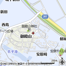 愛知県田原市御殿山55周辺の地図