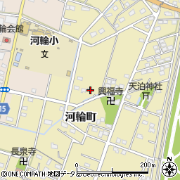 静岡県浜松市中央区河輪町236周辺の地図