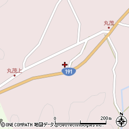 島根県益田市美都町丸茂1119周辺の地図