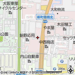 日本交通株式会社　観光バス東大阪営業所周辺の地図