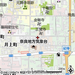 奈良県奈良市西紀寺町18周辺の地図
