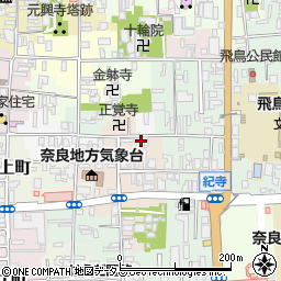 奈良県奈良市西紀寺町17周辺の地図