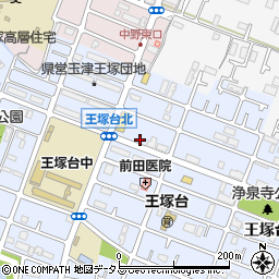 兵庫県神戸市西区王塚台5丁目17周辺の地図