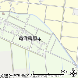 静岡県磐田市竜洋稗原68周辺の地図