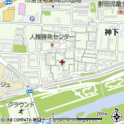岡山県岡山市中区神下300周辺の地図